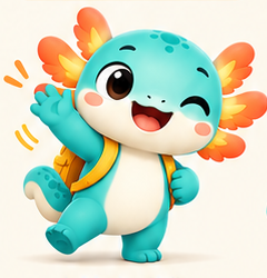Lilo, axolotl teman belajar
